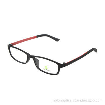 2014 high quality designer ultem optical frames in black with red